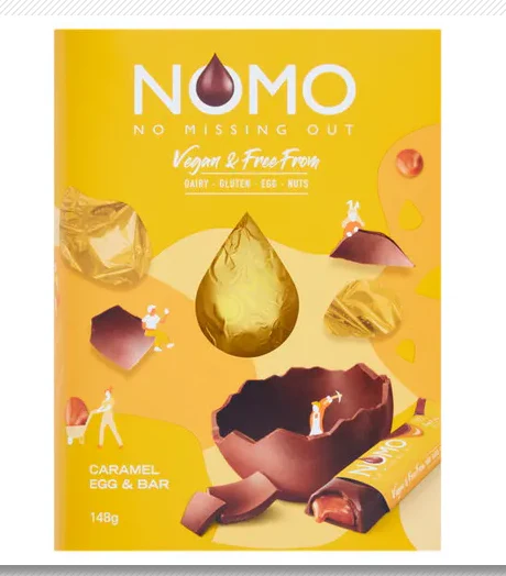 NOMO Caramel Egg & Bar 148g
