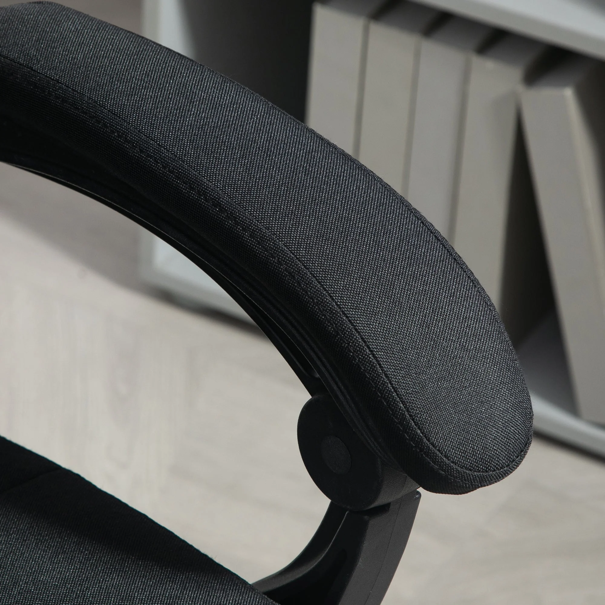 Office Desk Chair, Reclining Backrest Footrest Headrest Swivel Wheels, Black - Image 7