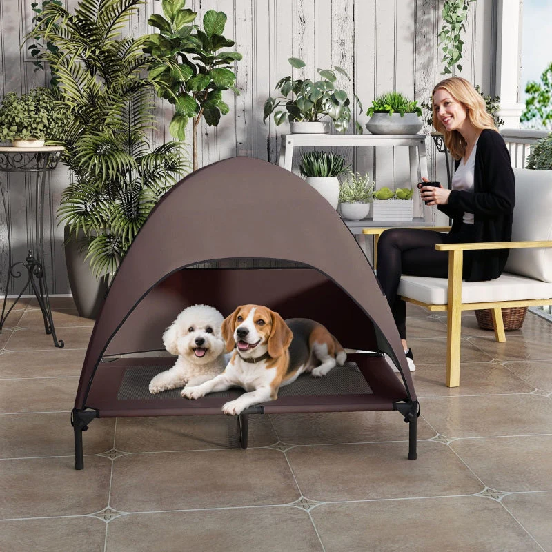Outdoor Dog Bed, Raised, Large Dogs, Coffee - Image 8