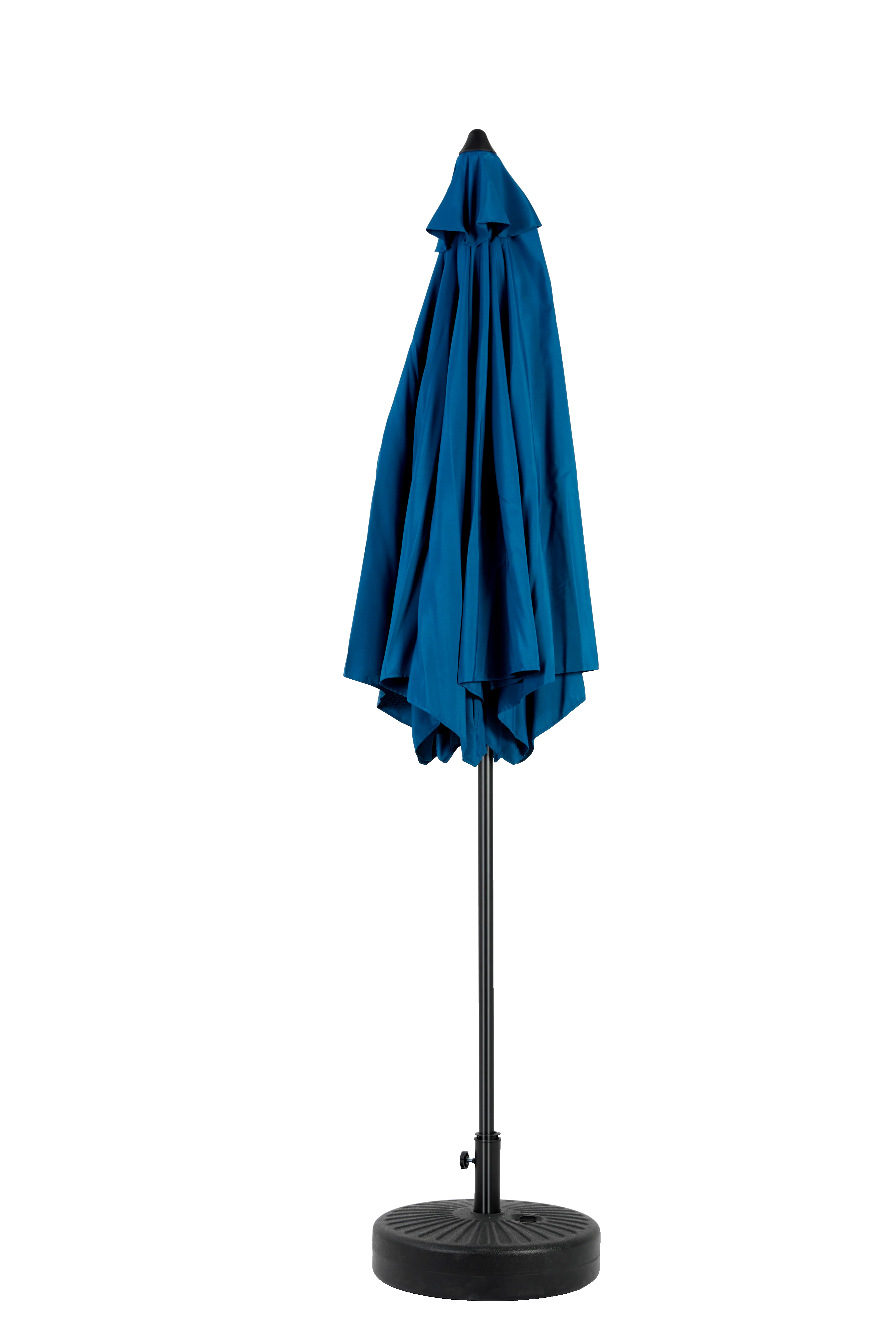 Outdoor Umbrella 9 Ft Double Sided Rectangular with Crank, Blue - Image 6