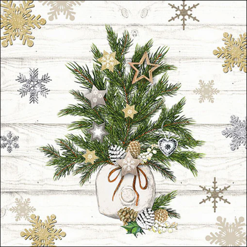 Paper Napkins - Decorated Branches