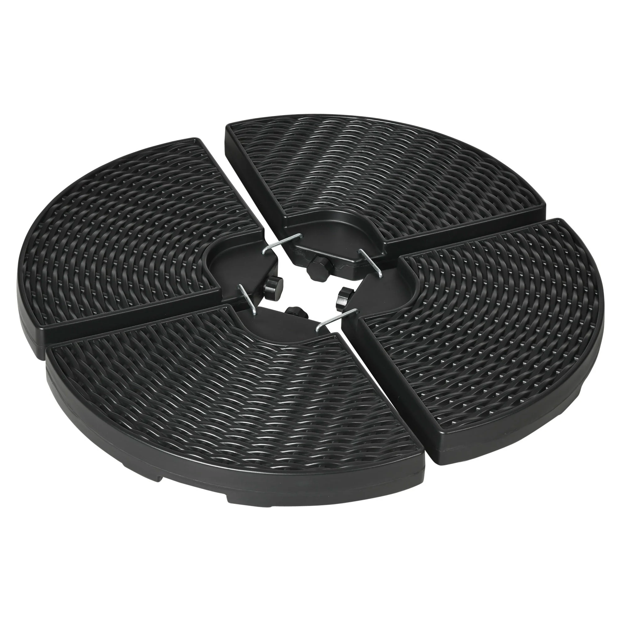 Parasol Weight Cantilever Base 52kg Water/68kg Sand Weatherproof HDPE - Image 2