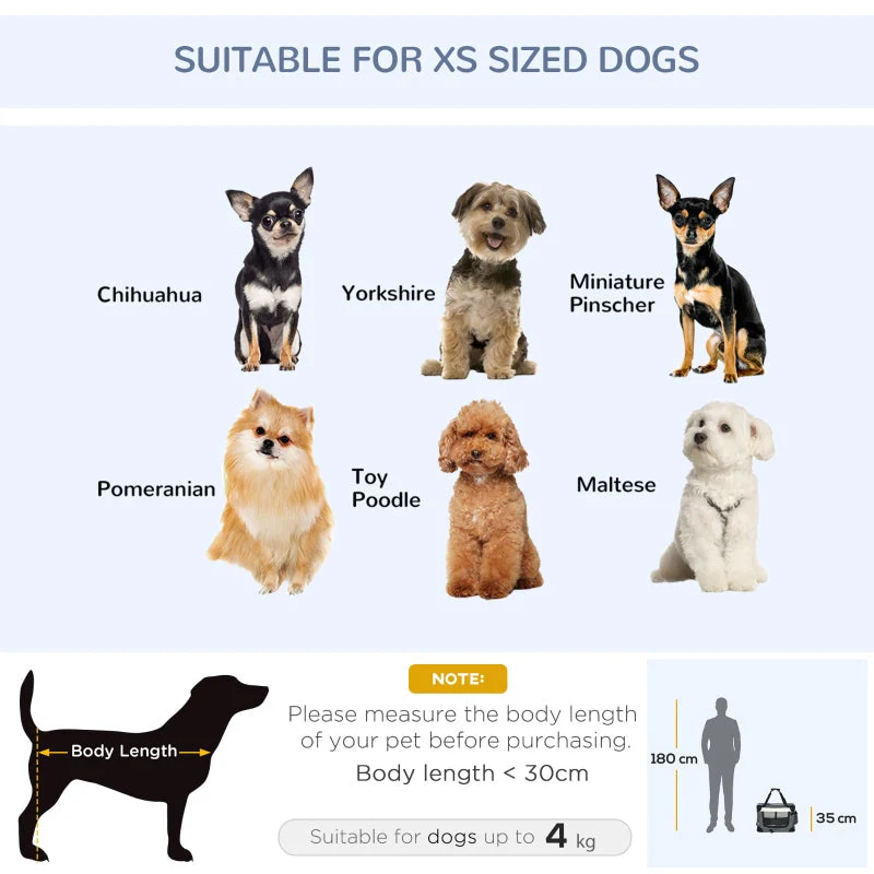 Pet Carrier 51cm Foldable, with Cushion - Grey - Image 5