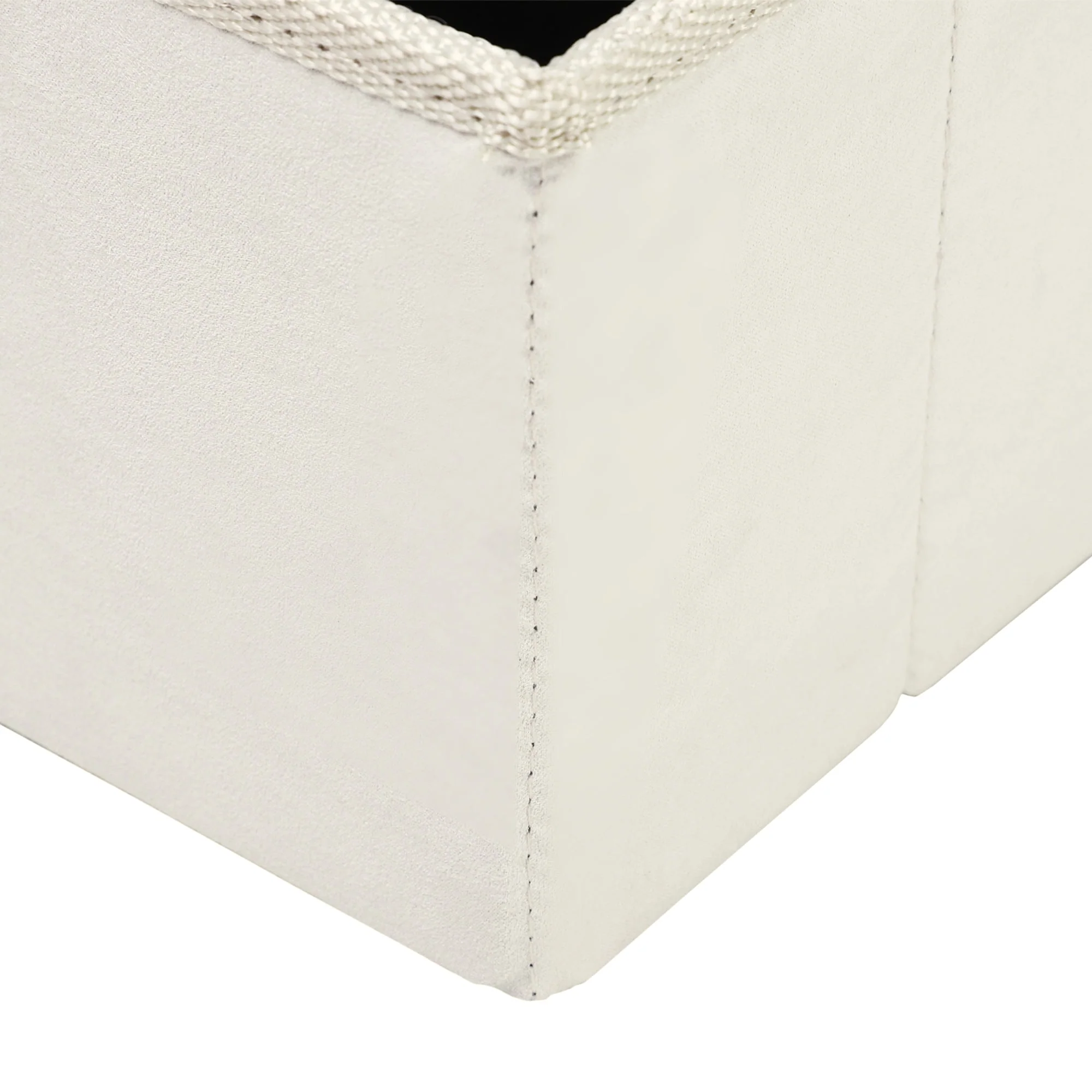 Pet Stairs, Foldable 3 Steps with Storage, MDF White - Image 8