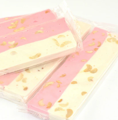 Pink & White Nougat 60g