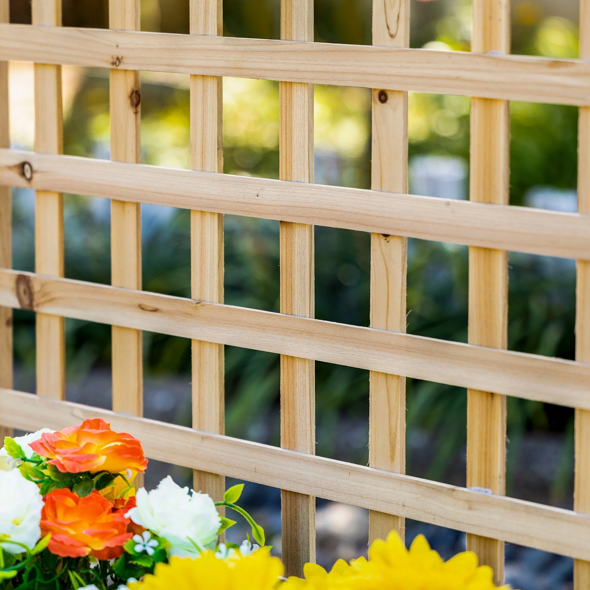 Planter Box with Trellis for Climbing Plants 64x28x120cm, Wooden - Image 8