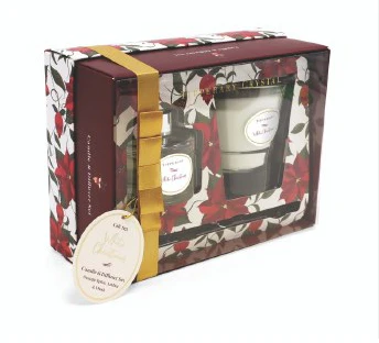 Poinsettia Candle & Diffuser - White Christmas