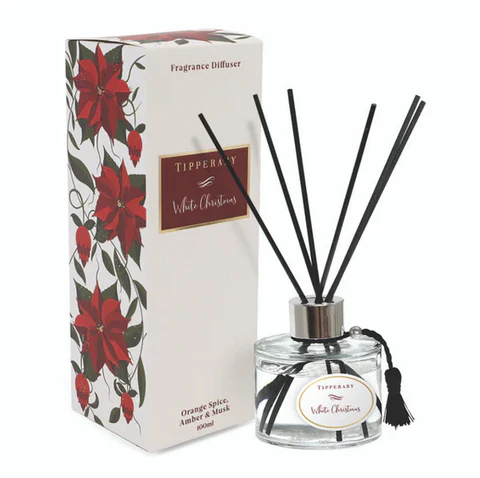 Poinsettia Diffuser - White Christmas