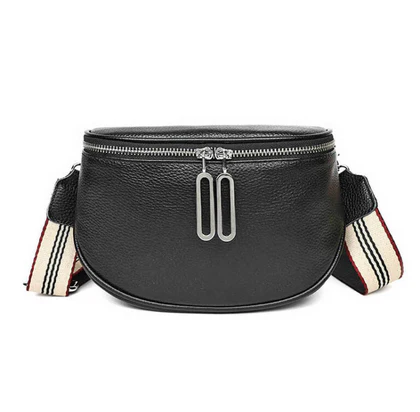 Pouch Style Shoulder Bag - Black