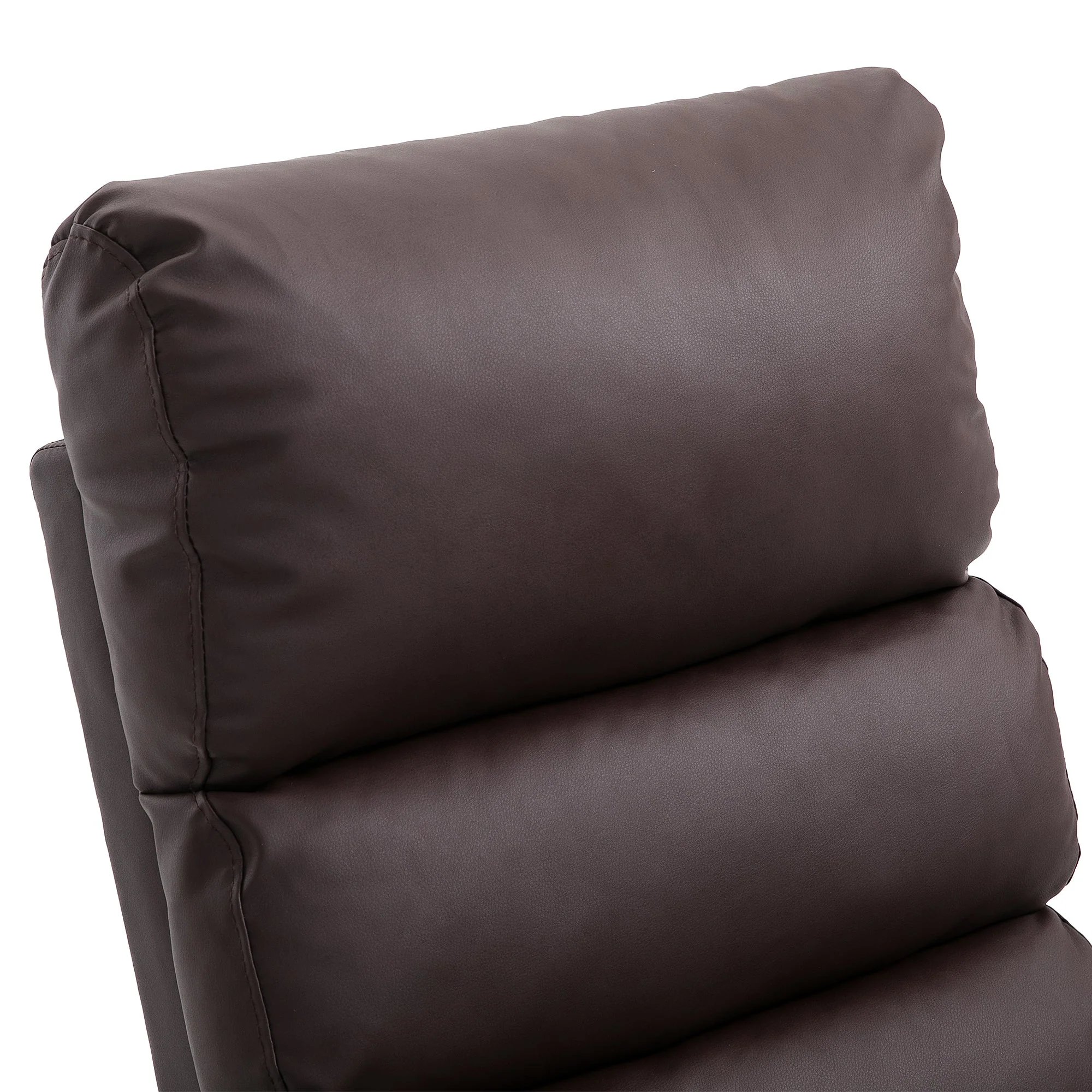 Power Massage Lift Recliner Chair, Heat, Vibration, Remote Control, PU Leather Brown - Image 14