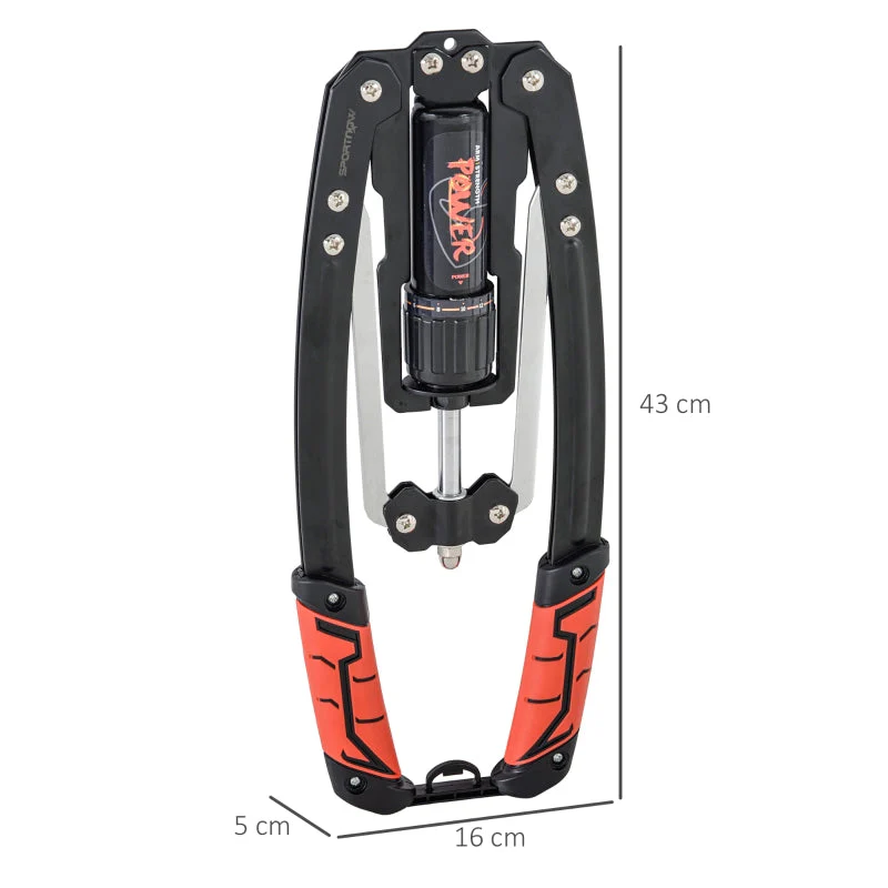 Power Twister Adjustable Hydraulic Arm Training Device, 10-200kg, Black and Red - Image 3