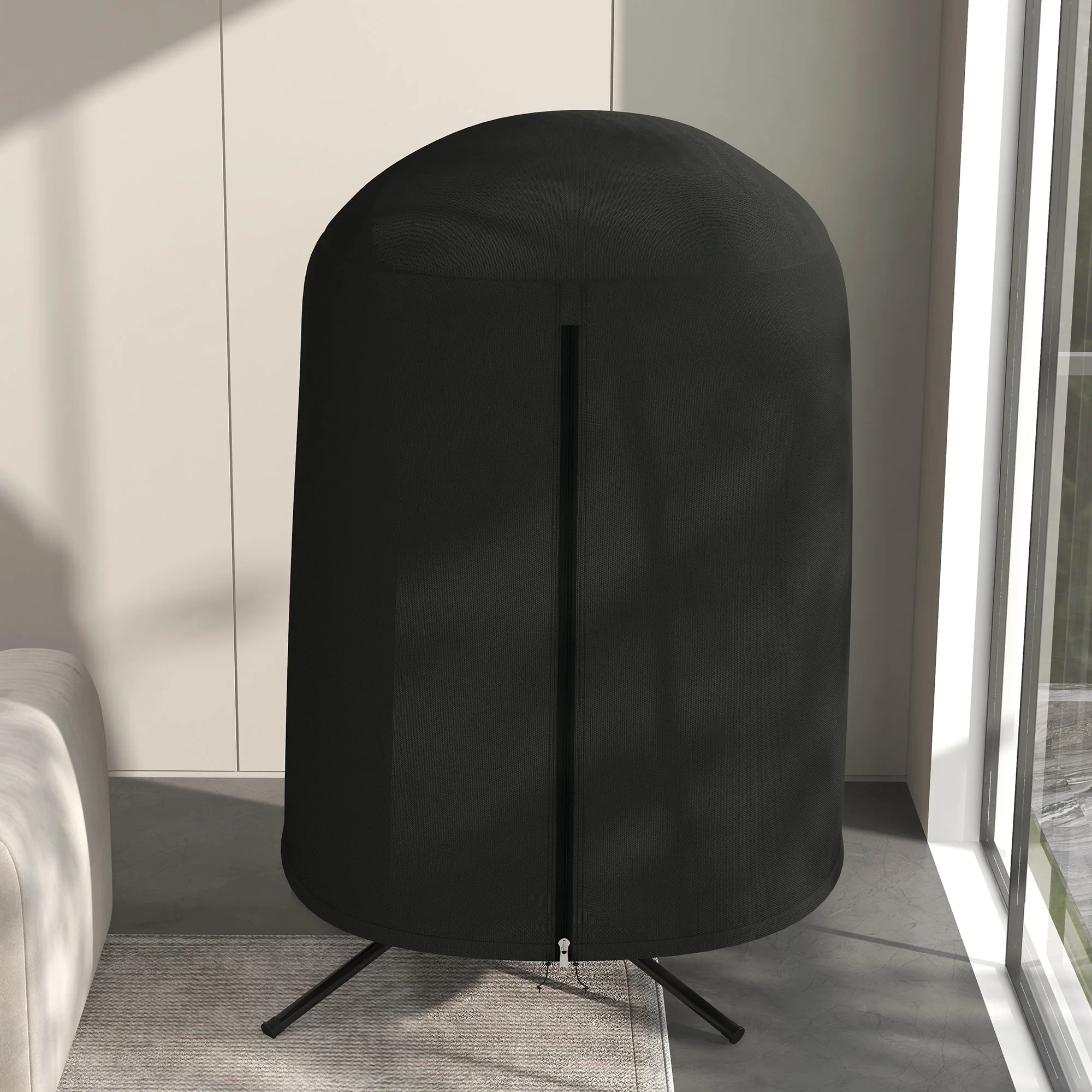 Protective Cover for Hanging Chairs, Waterproof UV Protection Zipper Ø128x190cm, Oxford Material - Image 8