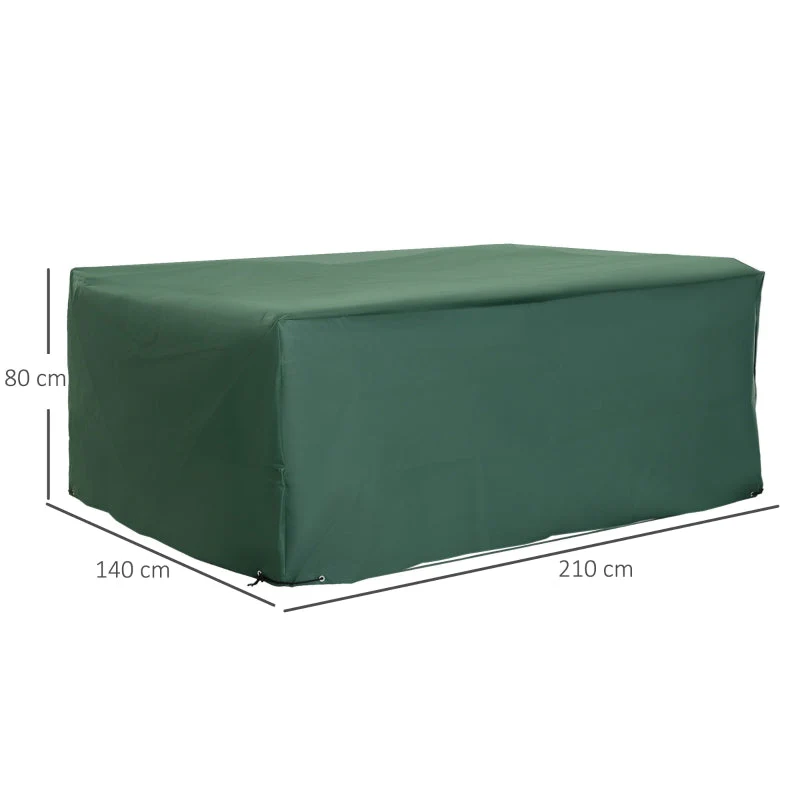 Protective Cover, Garden Furniture 600D Oxford, Green - Image 3