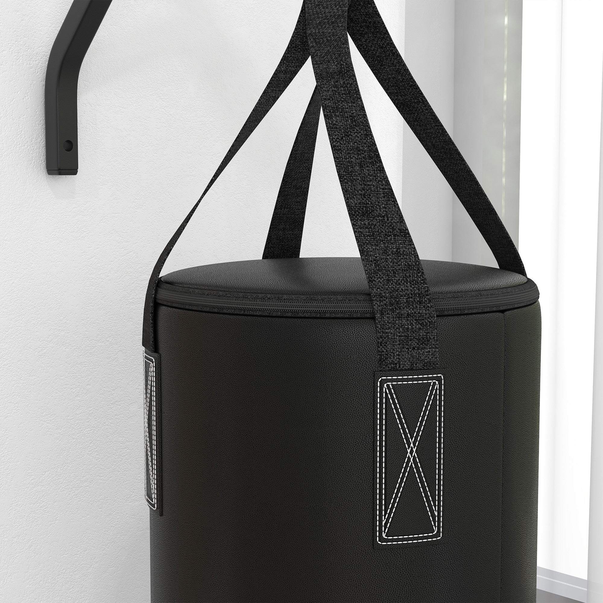 Punching Bag Wall Mount, Adjustable, Steel, Black - Image 8