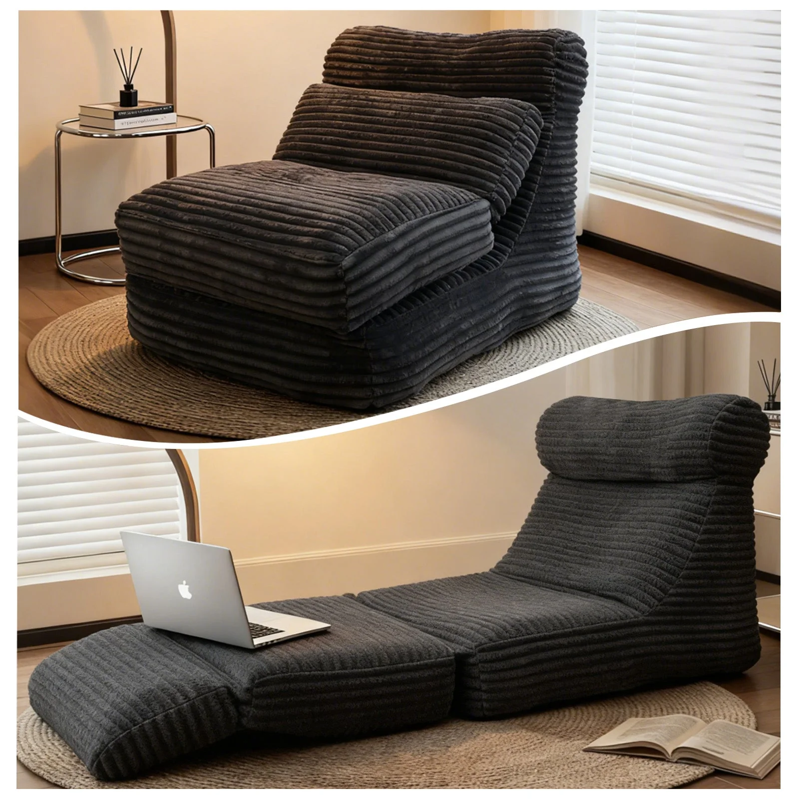 QE-HEISE Modular Comfort Lounger: 2-in-1 Seating & Lounge Bed - Image 4