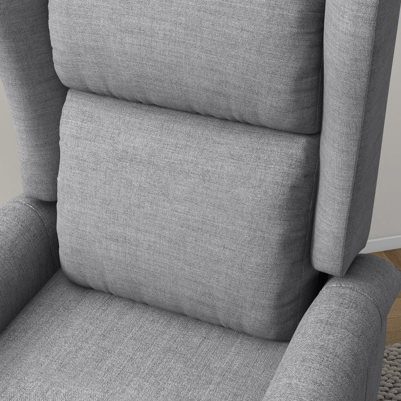 Reclining Armchair Lift Assistance Reclining Function 200kg - Grey - Image 6
