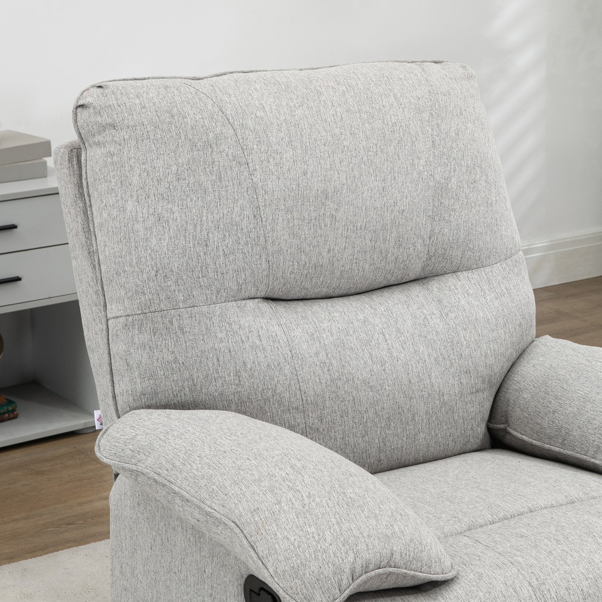 Reclining TV Armchair, Swivel Function Spring Core System Footrest - Image 8