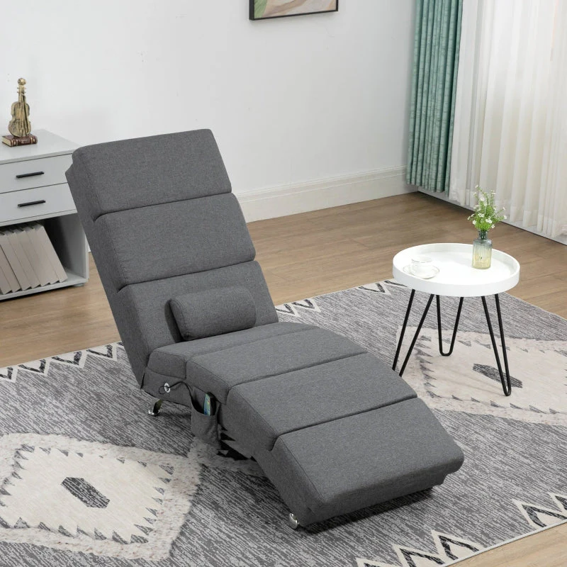 Relaxing Lounger, Massage, 5 Modes, Dark Grey - Image 7