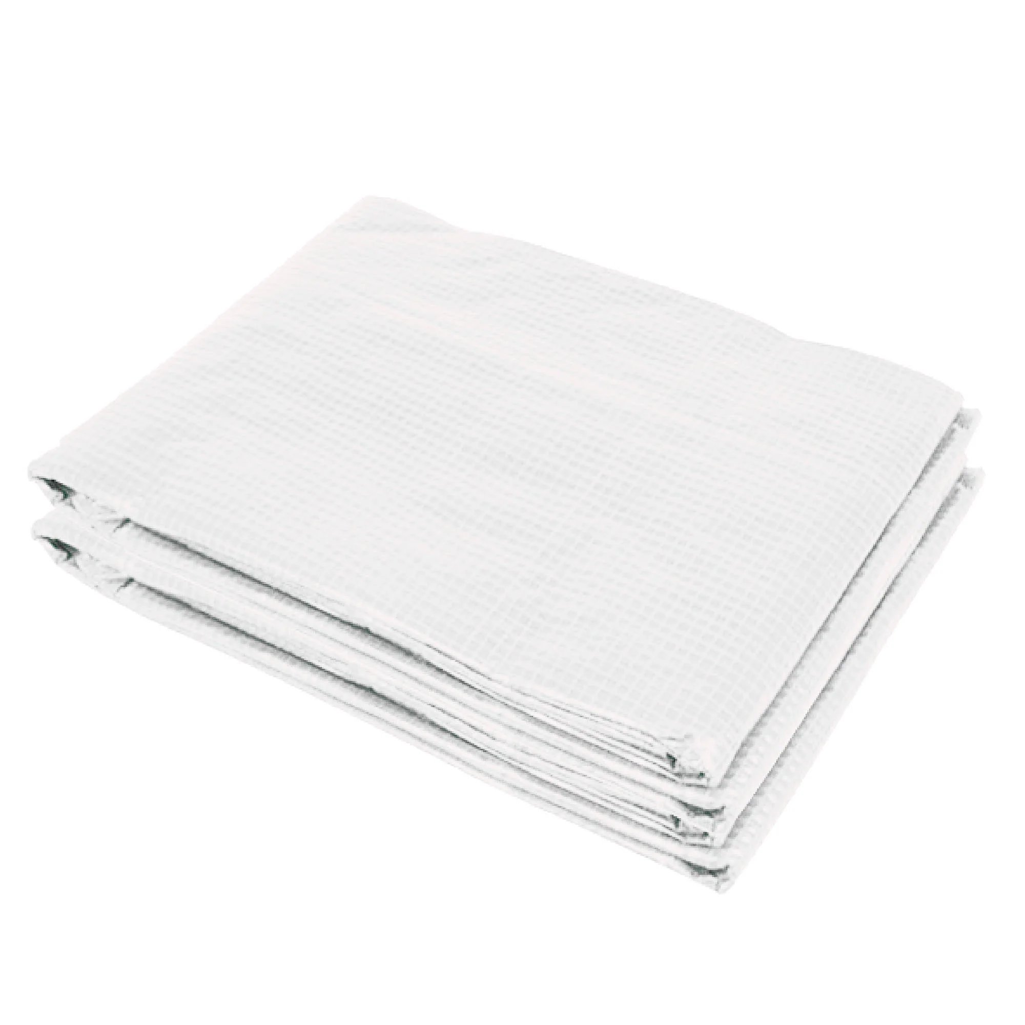 Replacement Cover 600x300x200cm, Front Door, 12 Windows, Tear-Resistant Film, White - Image 2