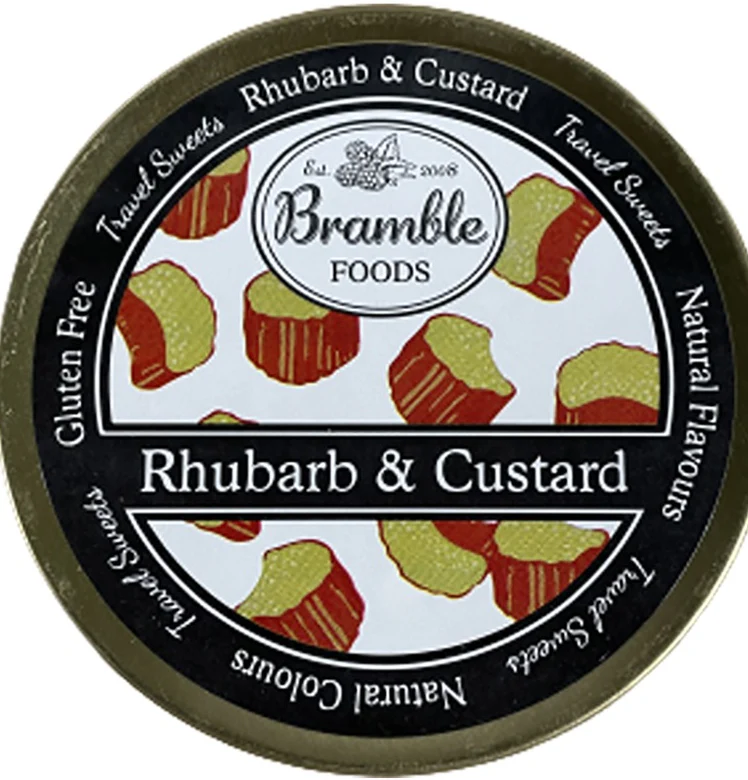 Rhubarb & Custard Travel Tin
