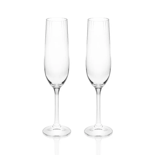 Ripple Champagne Glasses S/2