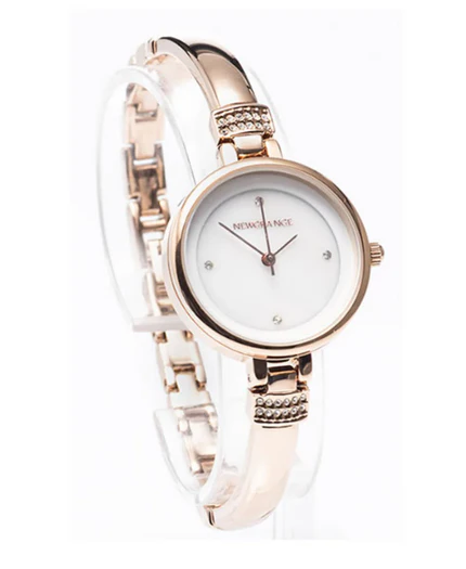 Rose Gold Diamond Bangle Watch