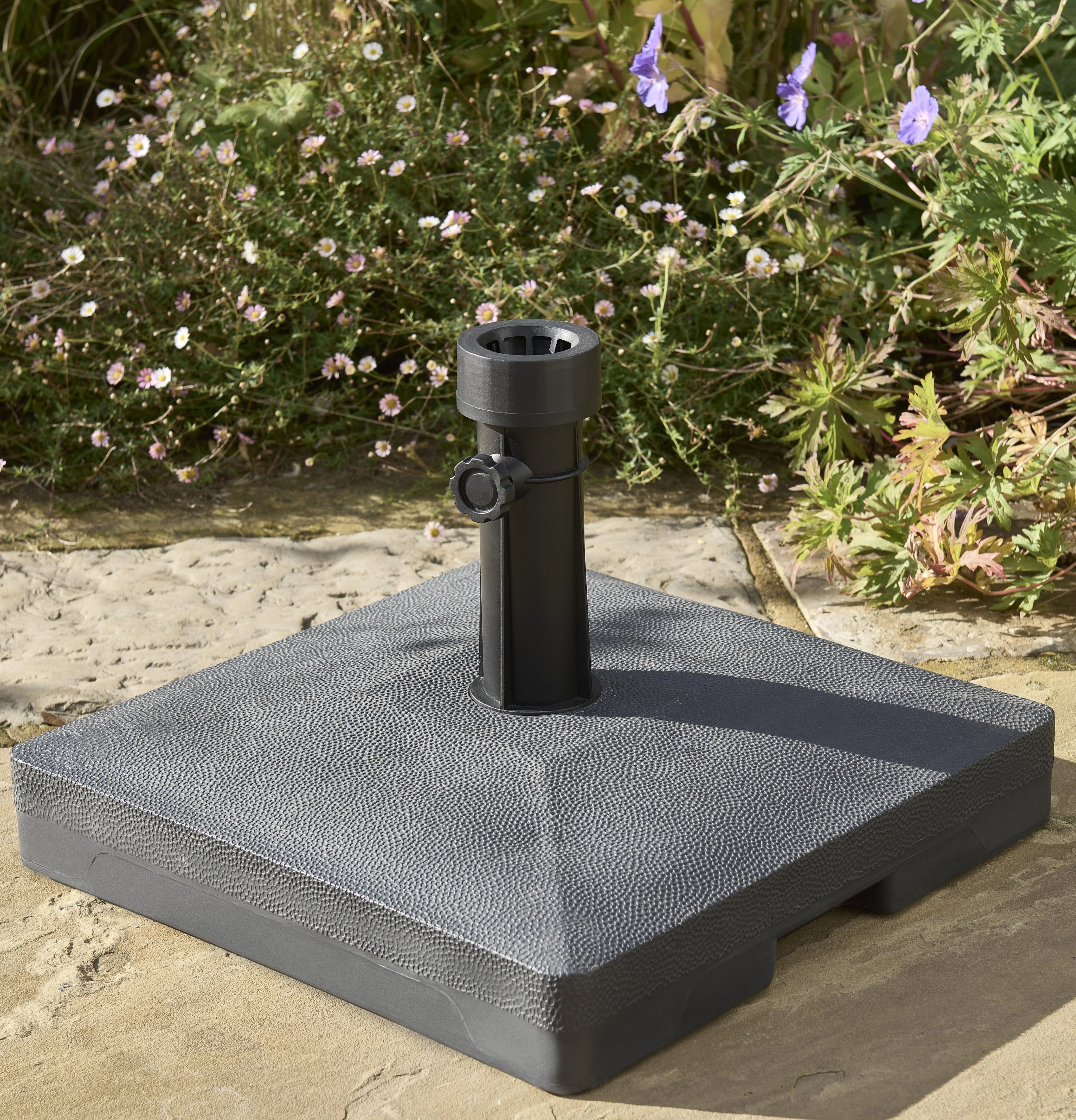 Royce - 30kg Plastic Concrete Base (Black)