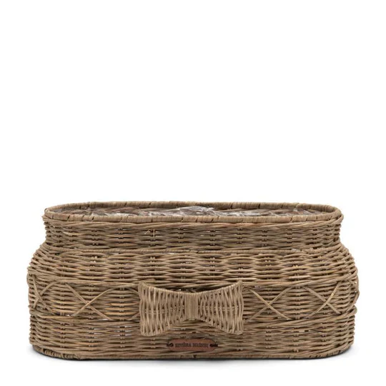 Rustic Rattan Bow Planter Oval