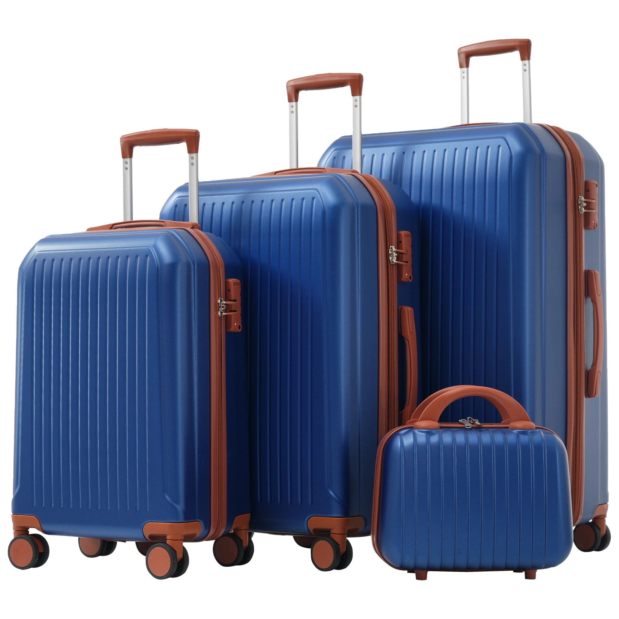 S&M&L&XL Luggage Set 4-Piece 360° Double Wheels TSA Lock Hardshell - Image 4