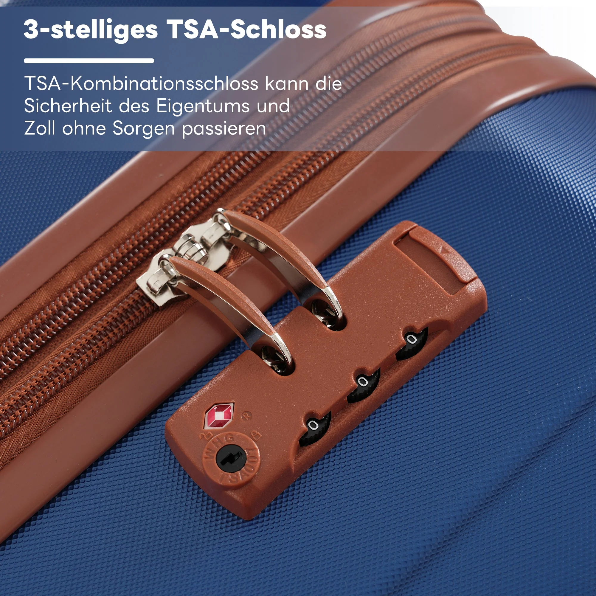 S&M&L&XL Luggage Set 4-Piece 360° Double Wheels TSA Lock Hardshell - Image 7