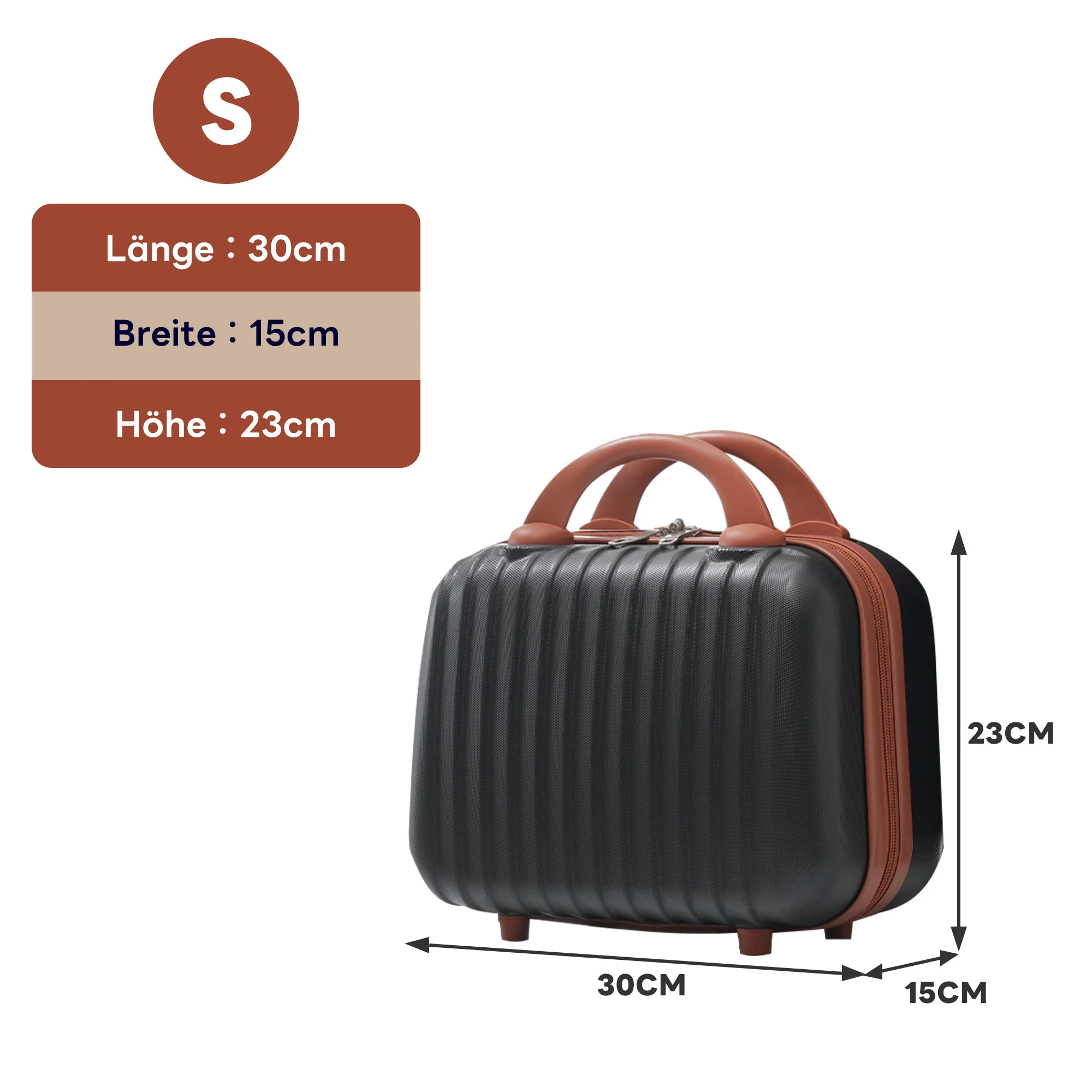 S&M&L&XL Luggage Set Hard Shell 360° Double Wheels TSA Lock Metal Handles - Image 6