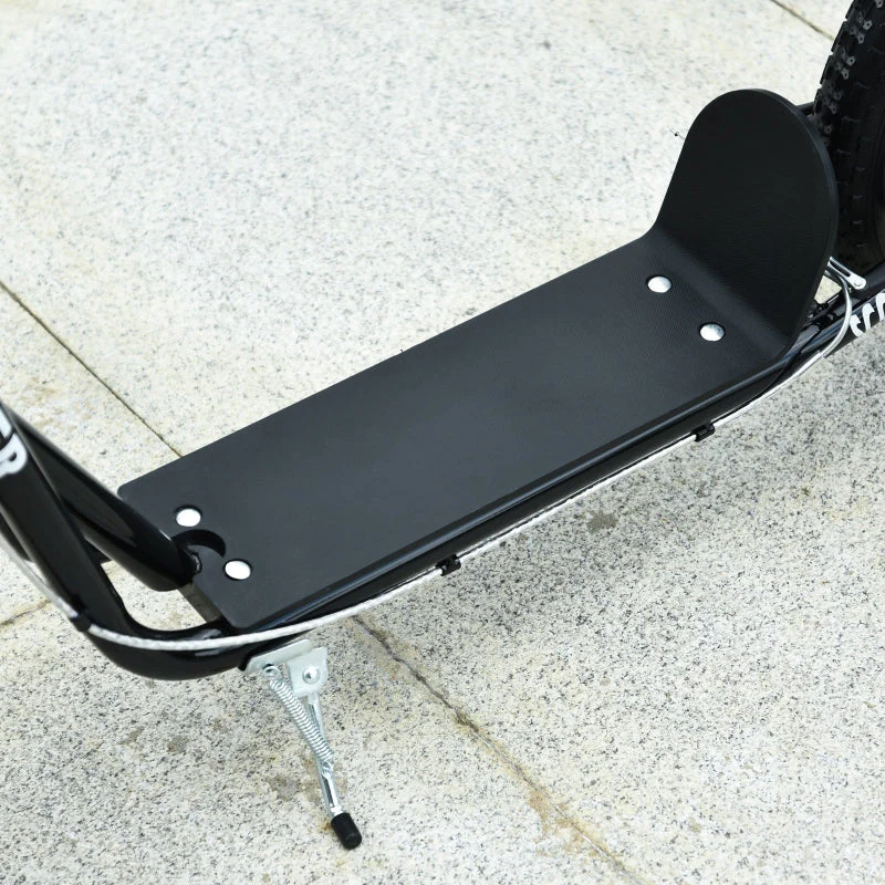 Scooter pneumatic tires handbrake city scooter black - Image 7