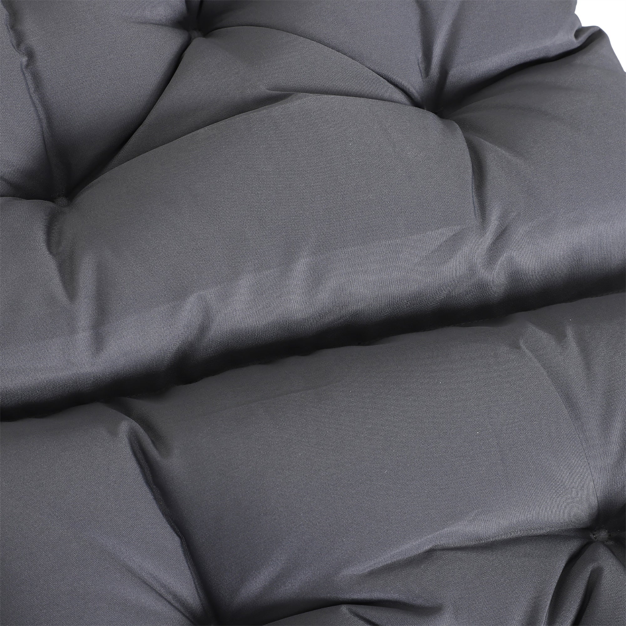Set of 2 cushions for low-back chair, seat, and garden, grey - Image 7