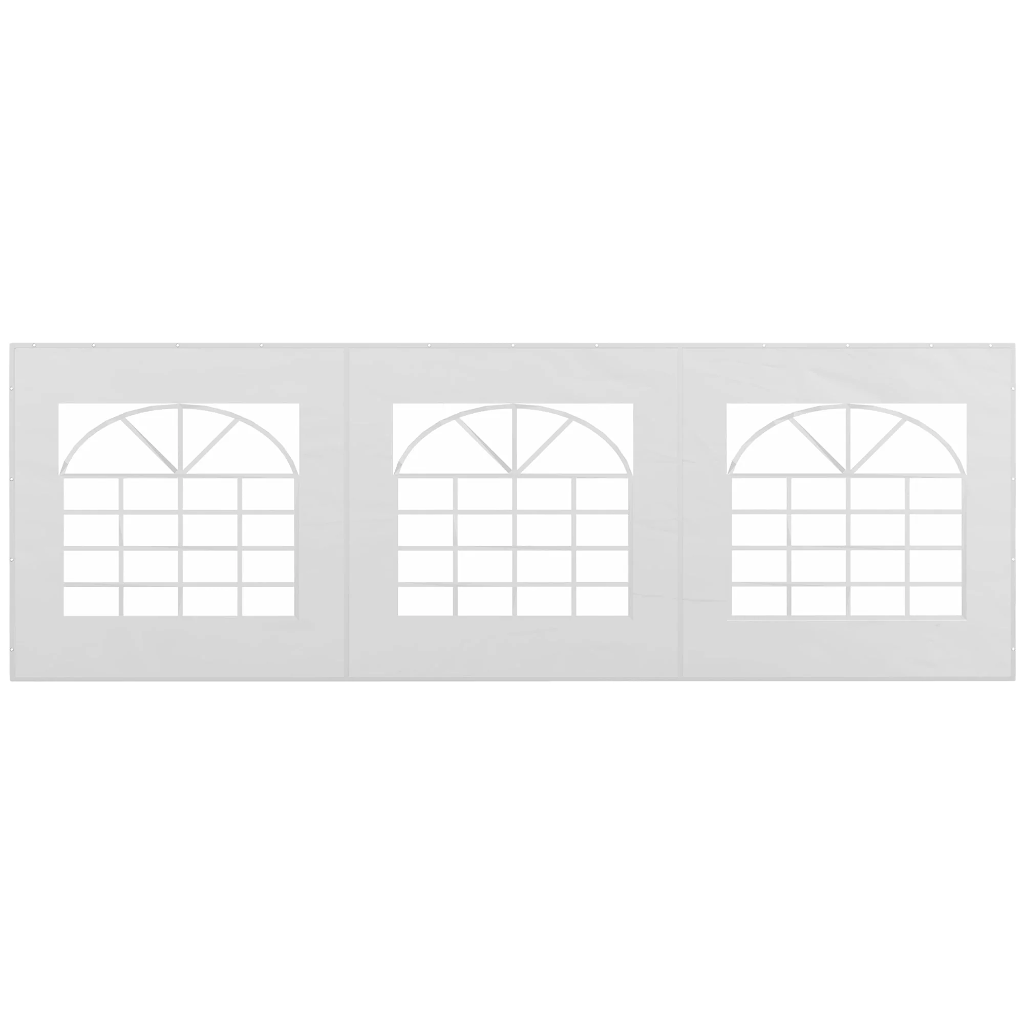 Side Panel for Gazebo/Party Tent, 6x2m Waterproof & UV-Resistant, White - Image 2