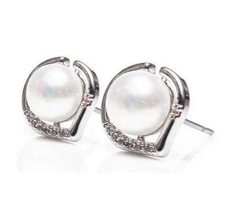 Silver Mother of Pearl Earrings