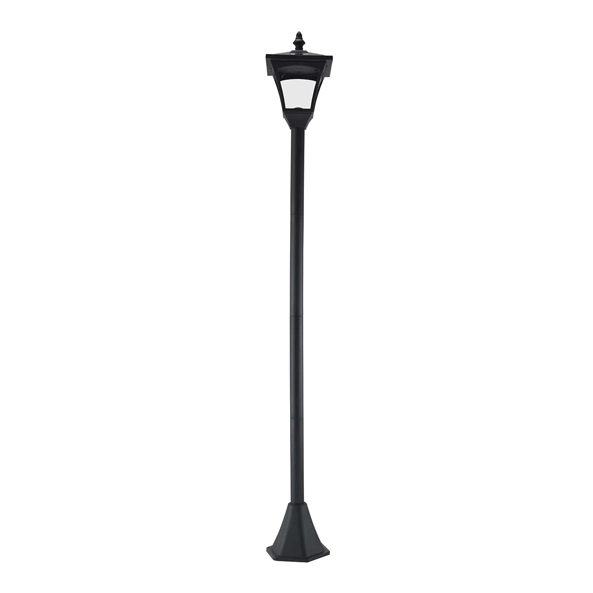 Solar Lantern LED 10 Lumen 15 x 15 x 120cm Black - Image 2