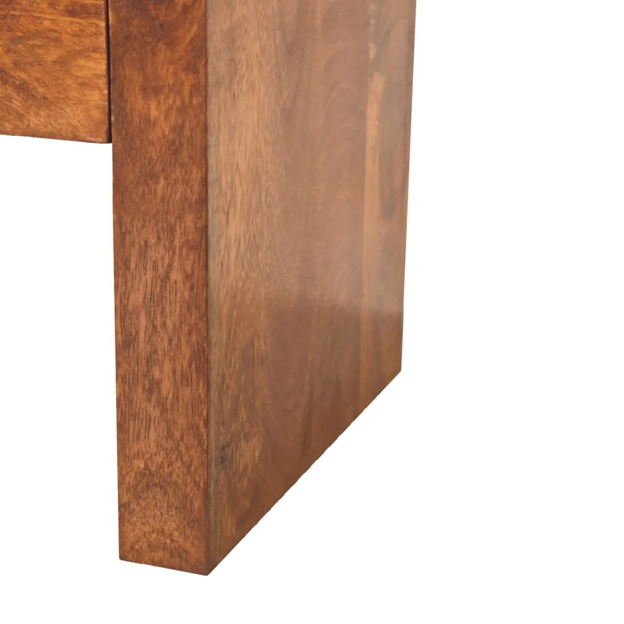 Solid Wood Drum, 3 Drawers, Dark Brown - Image 6