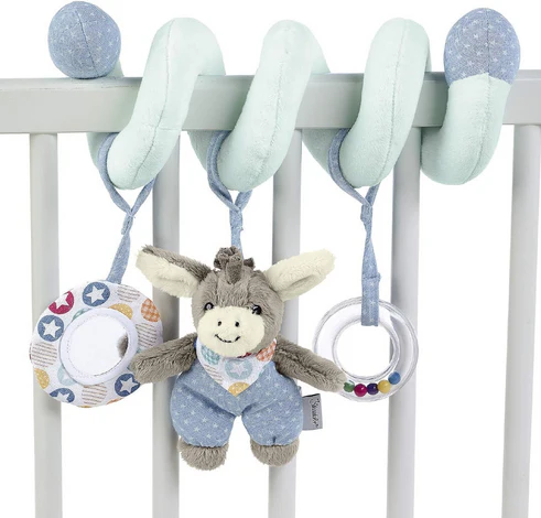Spiral toy donkey