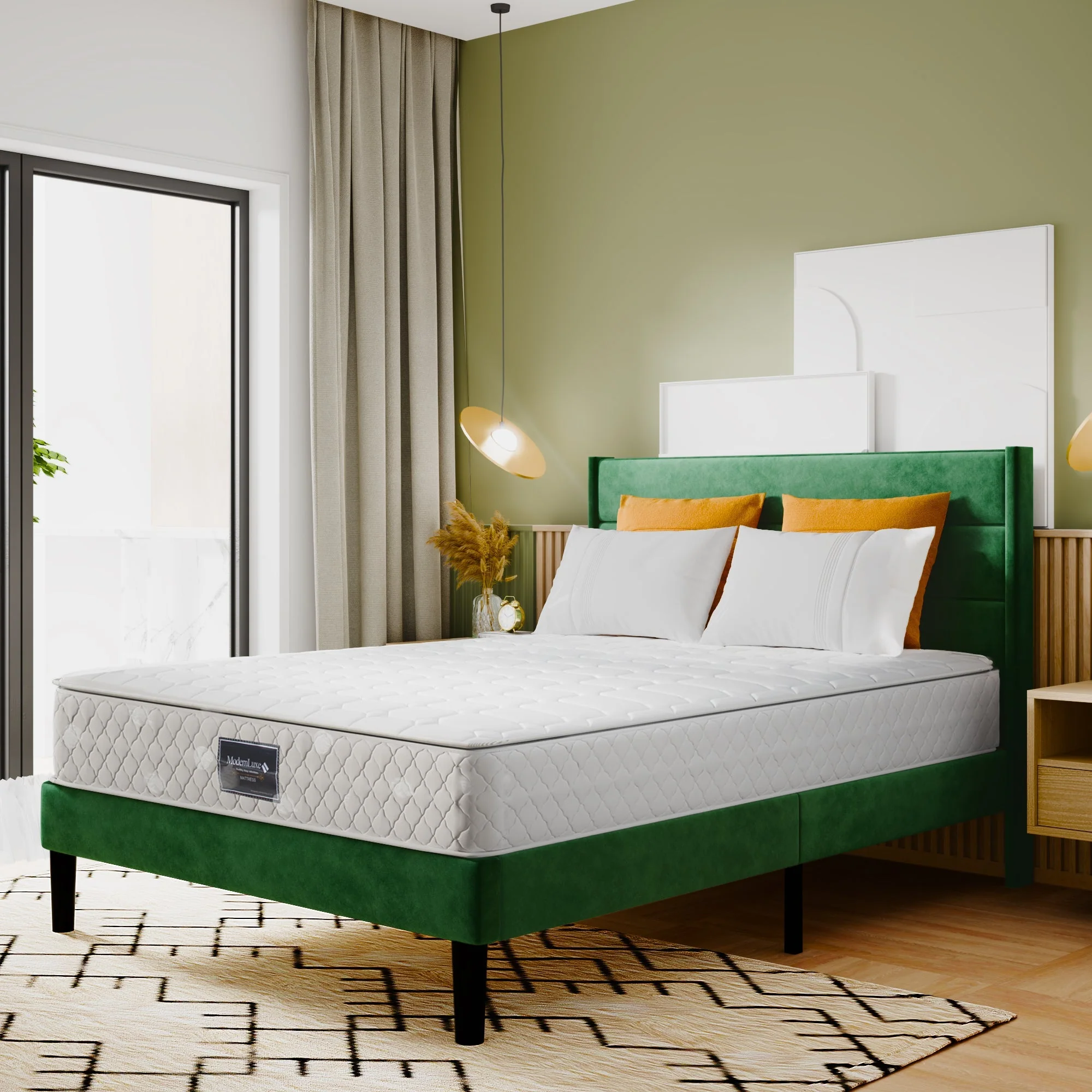 Spring King Mattress, 7-Zone Cold Foam Pocket Springs, 140x200cm Microfiber - Image 6