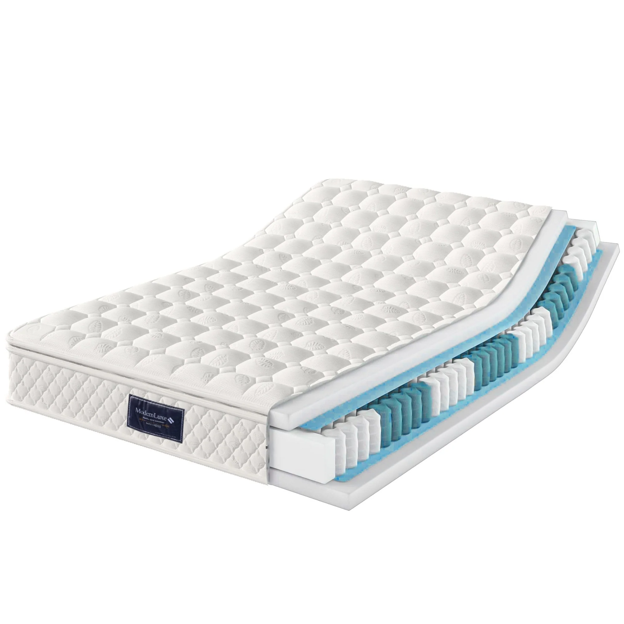 spring mattress, 7-zone cold foam, pocket springs, 160x200cm, 25cm height - Image 5