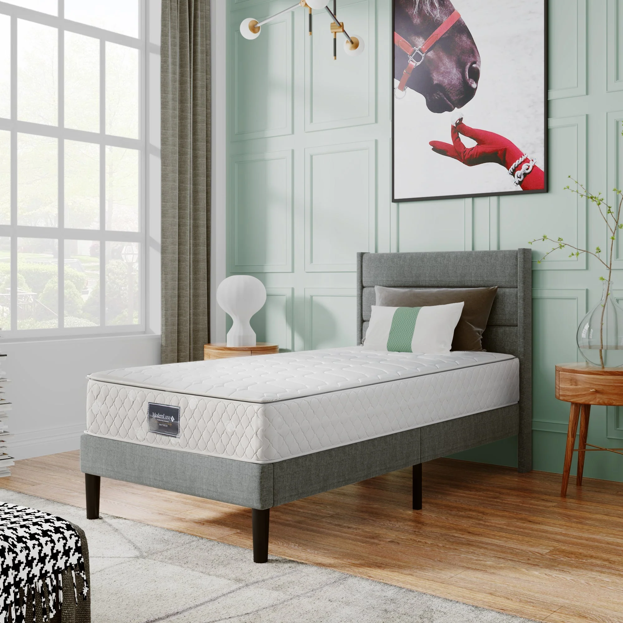 7-Zone Pocket Spring & Cold Foam Mattress, Quilted Microfibre – 90×200cm, Firm H3 - Image 12