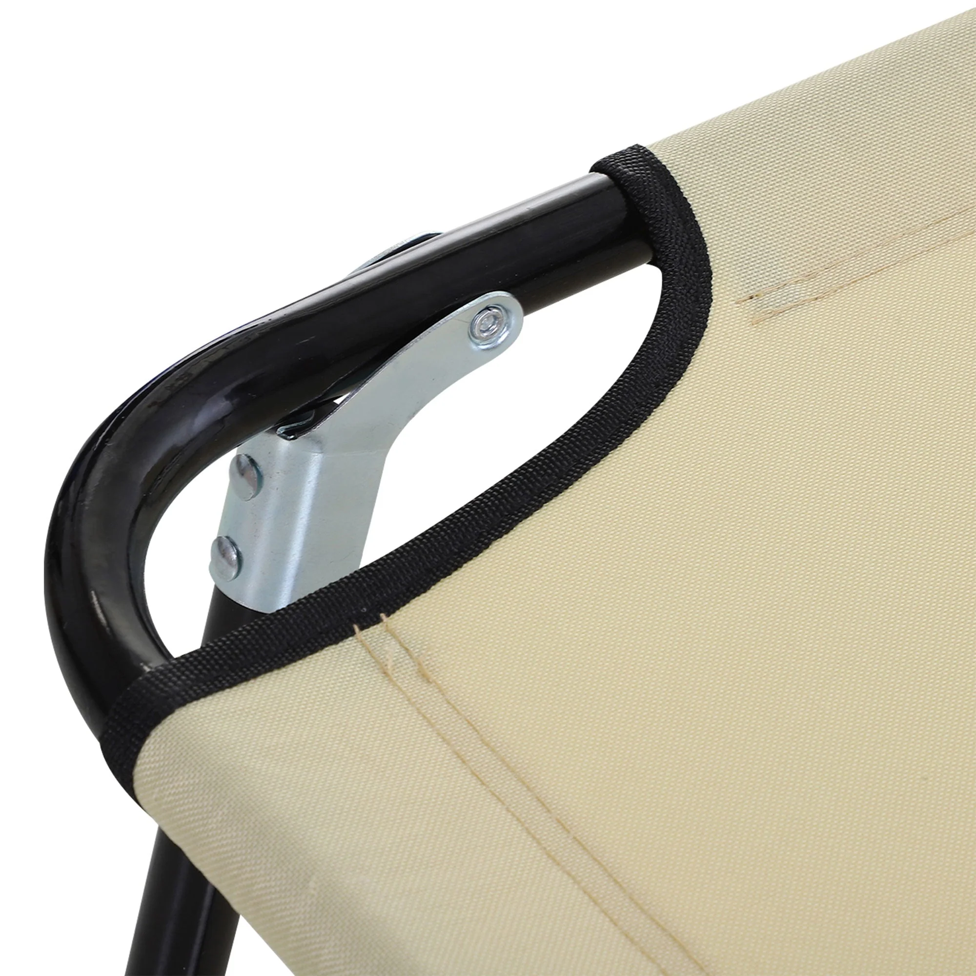 Sun Lounger Adjustable Backrest 188x56x28cm Steel Blue - Image 7