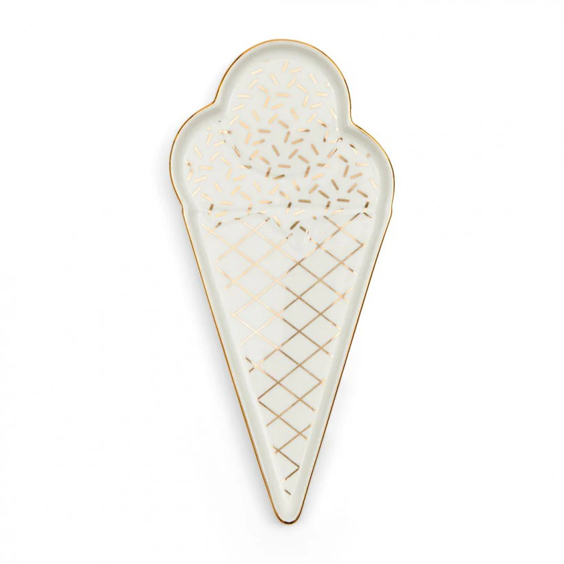 Sun Touched Ice Cream Plate