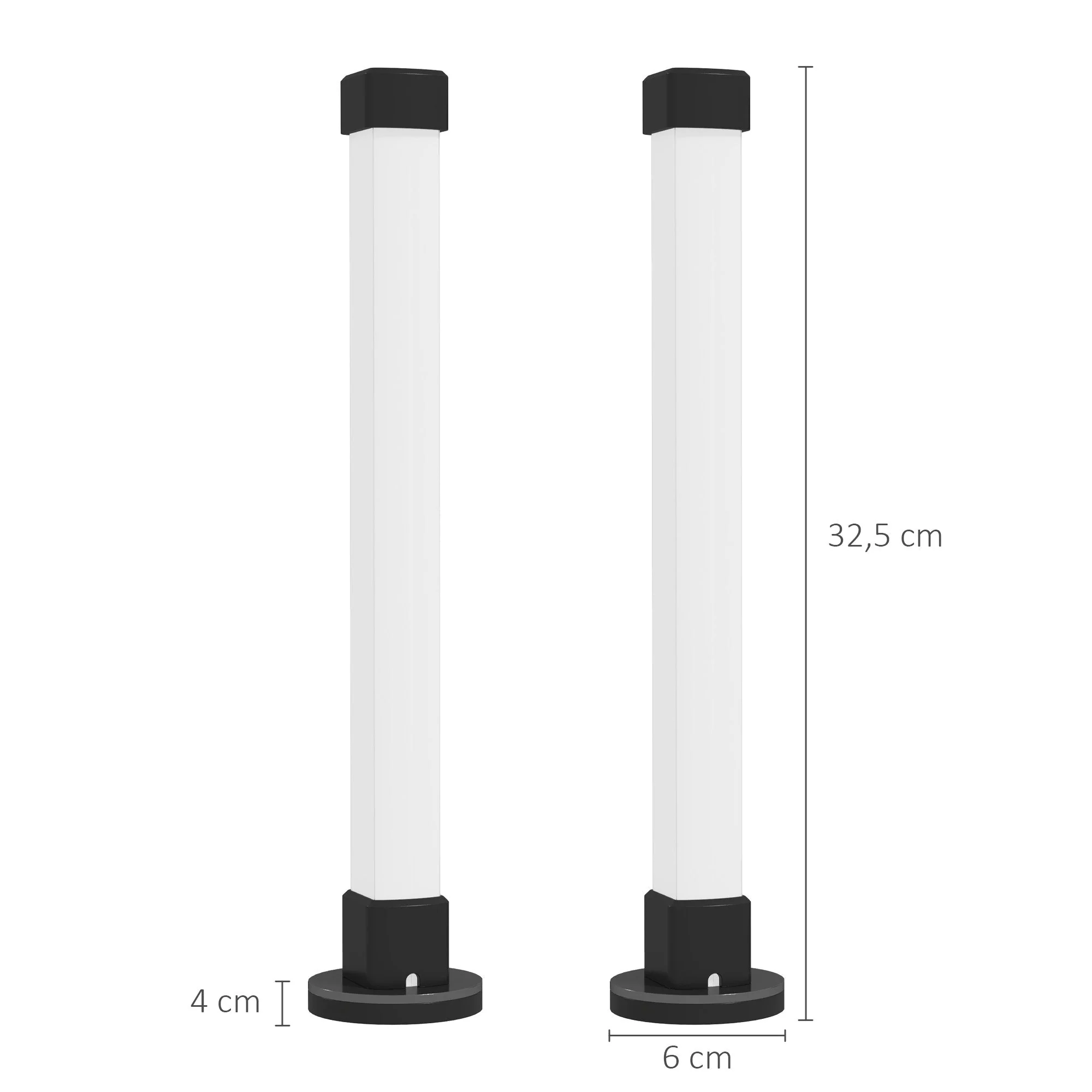 Table Lamps (Set of 2) with App and Remote Control, Music Synchronization, Color Modes, Timer, Smart Bedside Lamp, White - Image 4