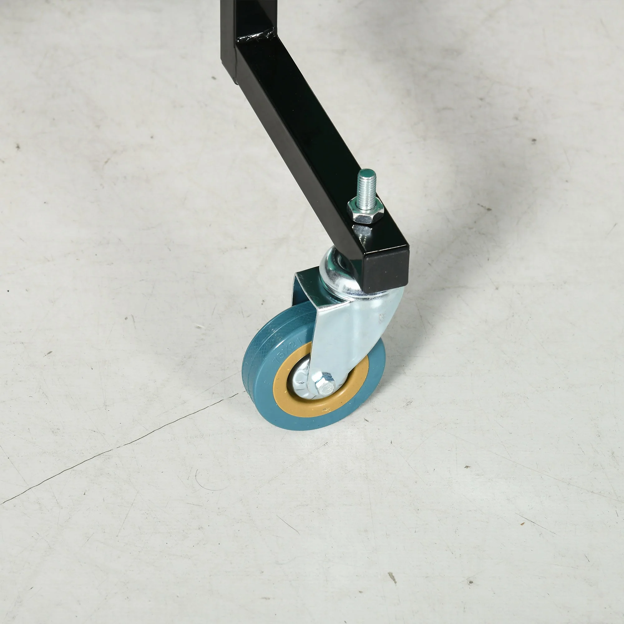 Table Tennis Table, Foldable with Wheels & Set, Steel Green - Image 7