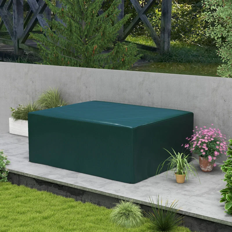Tarpaulin Garden Furniture Cover Waterproof UV Protection PE Green