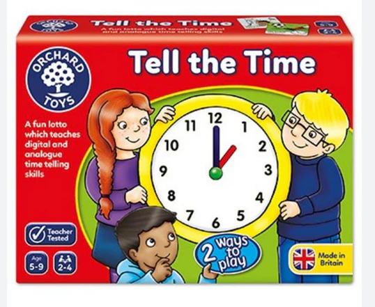 Tell The Time Lotto Puzzle