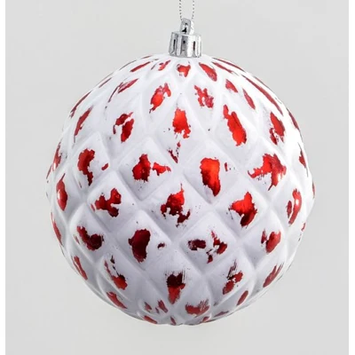 Textured Ball Decoration Red