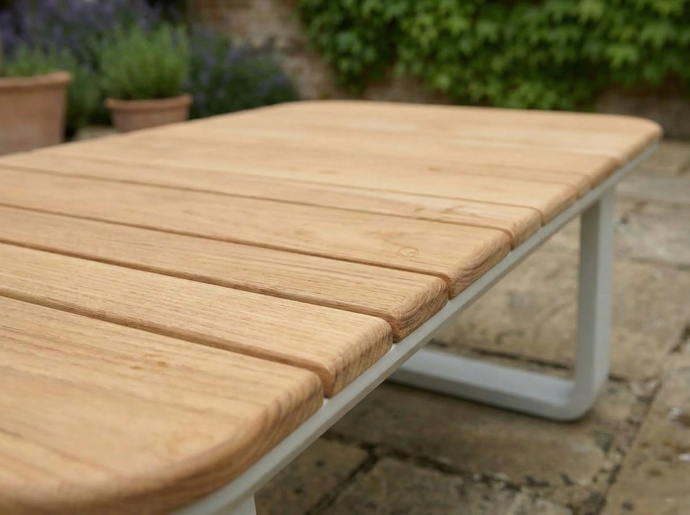 Thornbury - Aluminium Slatted Sofa Set - Image 4