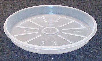 Transparent Saucer 17cm